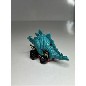 1994 Mattel Hot Wheels Stegosaurus Toy Car-Turquois & Orange